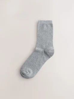 Black/White Mix Print Ankle Socks 7 Pack