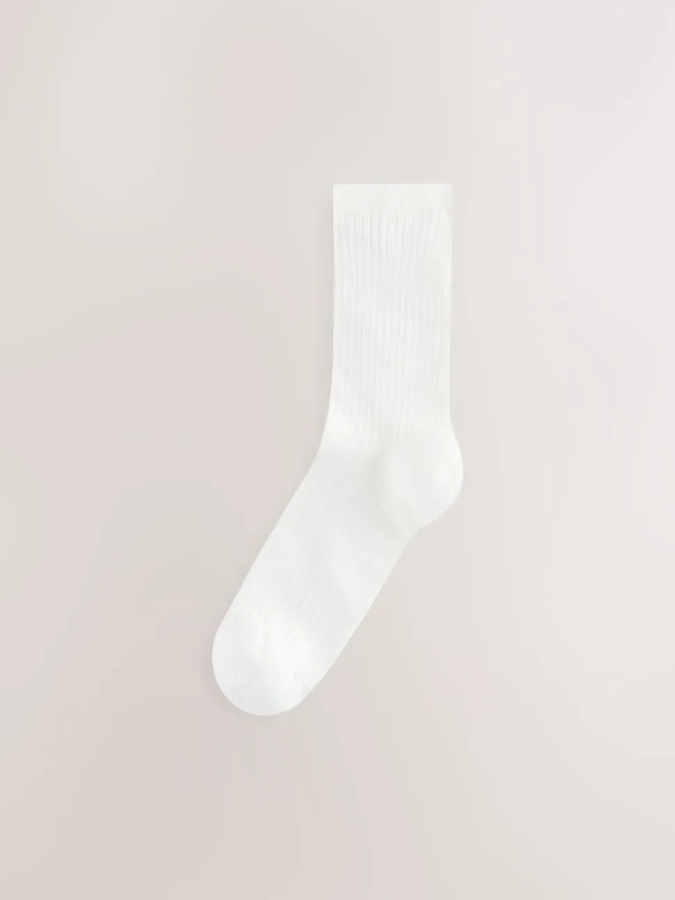 Black/White Ribbed Ankle Socks 4 Pack