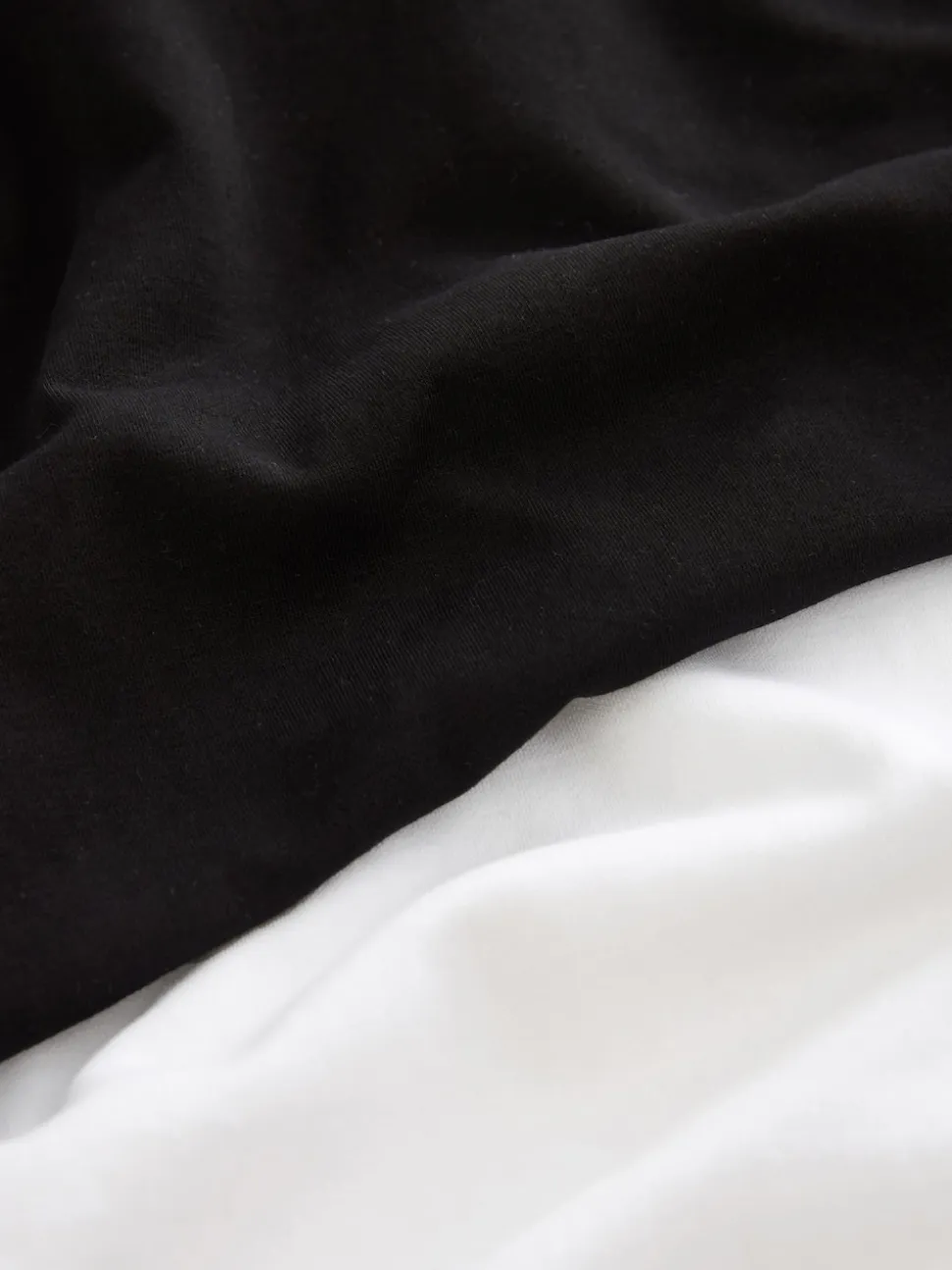 Black/White Short Sleeve Heavyweight T-Shirts 2 Pack