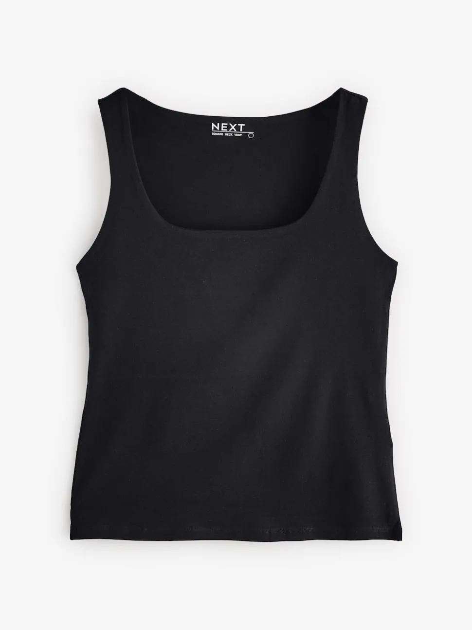 Black/White Square Neck Vest 2 Pack