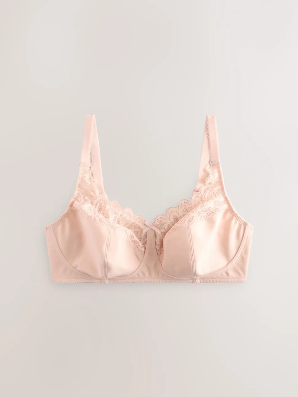 Black/White Total Support Cotton & Lace Non Wire Bra 3 Pack