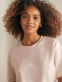 Black/White/Nude Heavyweight Basic T-Shirts 3 Pack
