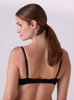 Black/White/Pastel Rose Nude Pad Non Wire B-G Nursing Cotton Blend Ultimate Comfort Bras 3 Pack