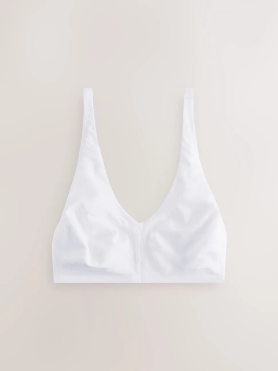 Black/White/Pastel Rose Nude Non Pad Non Wire DD+ Cotton Blend Ultimate Comfort Bras 3 Pack