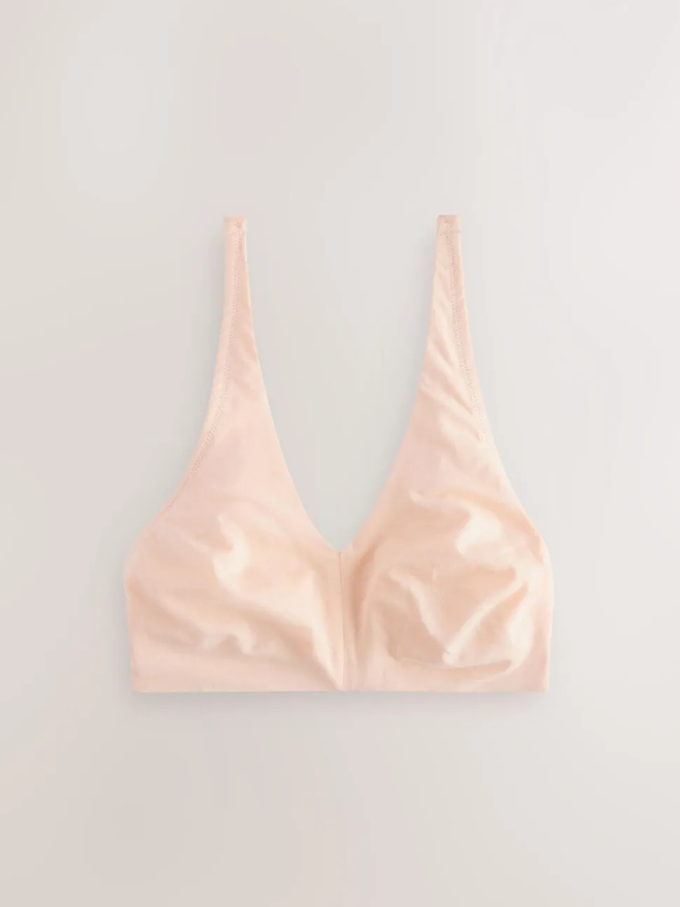 Black/White/Pastel Rose Nude Non Pad Non Wire DD+ Cotton Blend Ultimate Comfort Bras 3 Pack