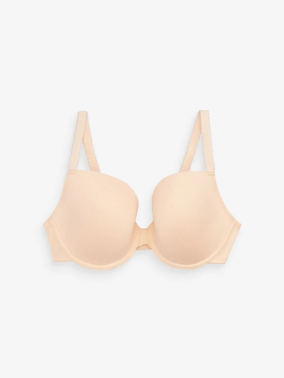 Black/White/Pastel Rose Nude Pad Plunge DD+ Cotton Blend Ultimate Comfort Bras 3 Pack