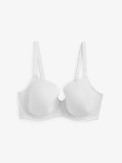 Black/White/Pastel Rose Nude Pad Balcony DD+ Cotton Blend Ultimate Comfort Bras 3 Pack