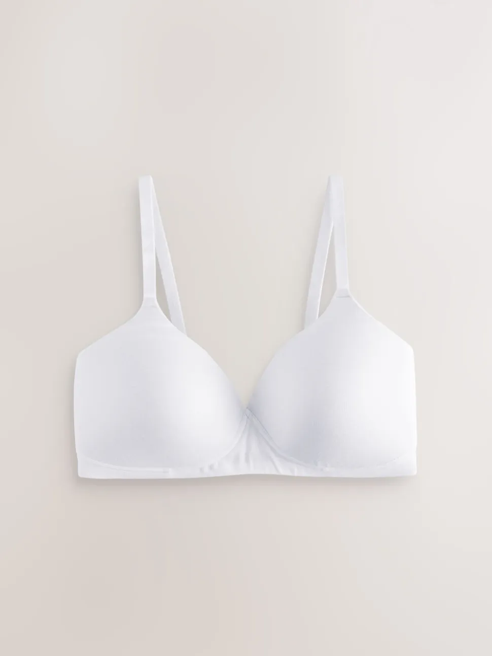 Black/White/Pastel Rose Nude Pad Non Wire DD+ Cotton Blend Ultimate Comfort Bras 3 Pack