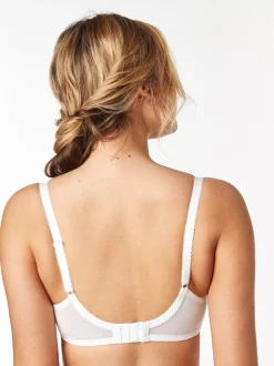 Black/White/Pastel Rose Nude Pad Full Cup DD+ Cotton Blend Ultimate Comfort Bras 3 Pack