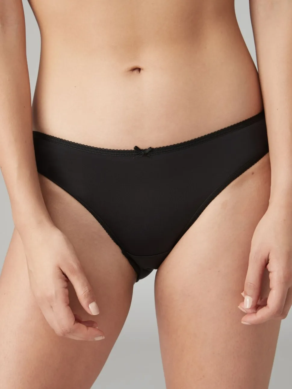 Black/White/Praline Nude Bikini Microfibre Knickers 7 Pack
