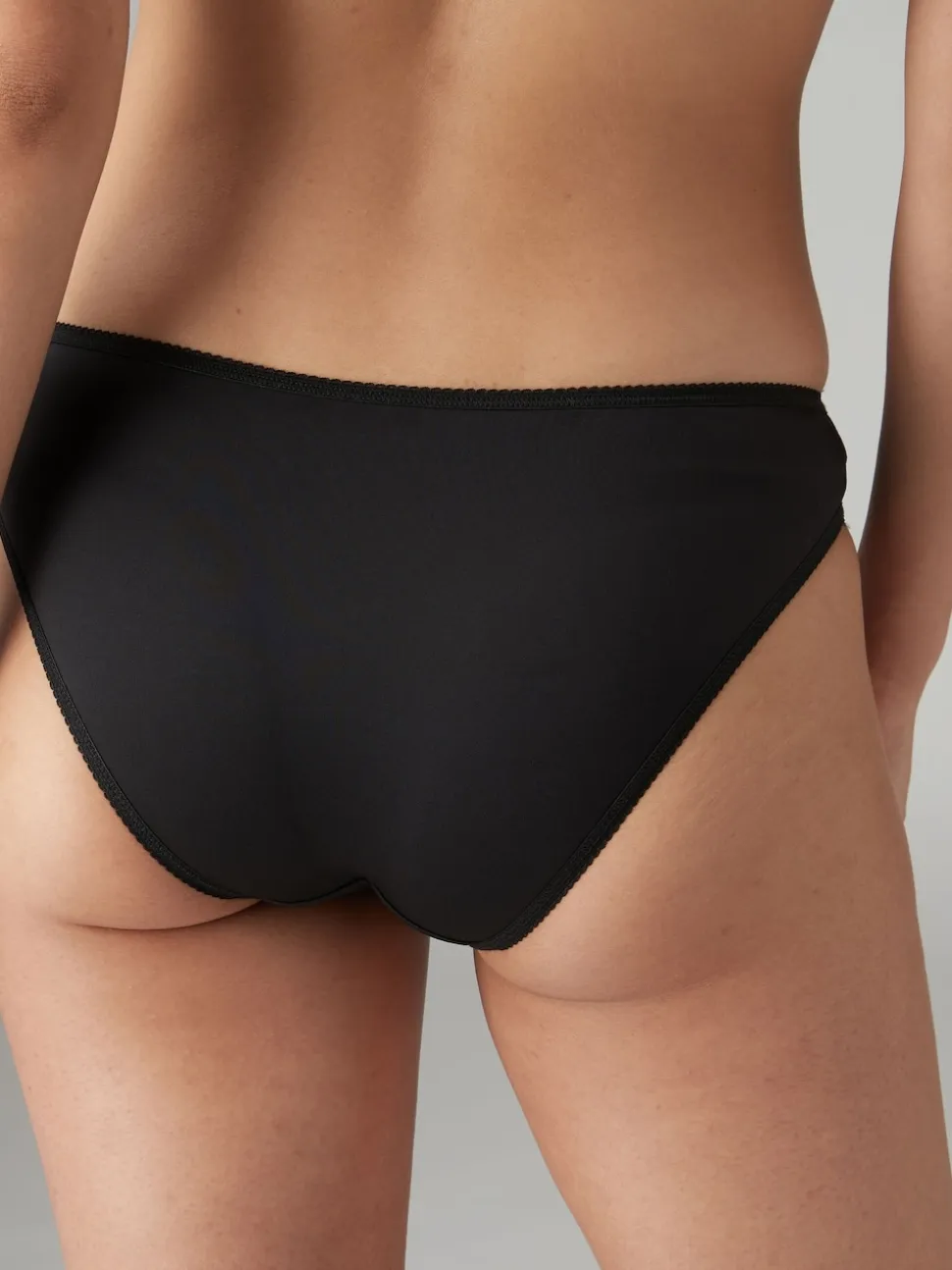 Black/White/Praline Nude Bikini Microfibre Knickers 7 Pack