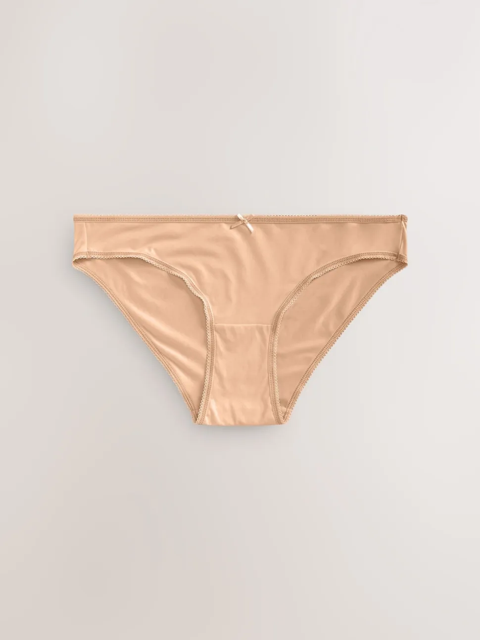 Black/White/Praline Nude Bikini Microfibre Knickers 7 Pack