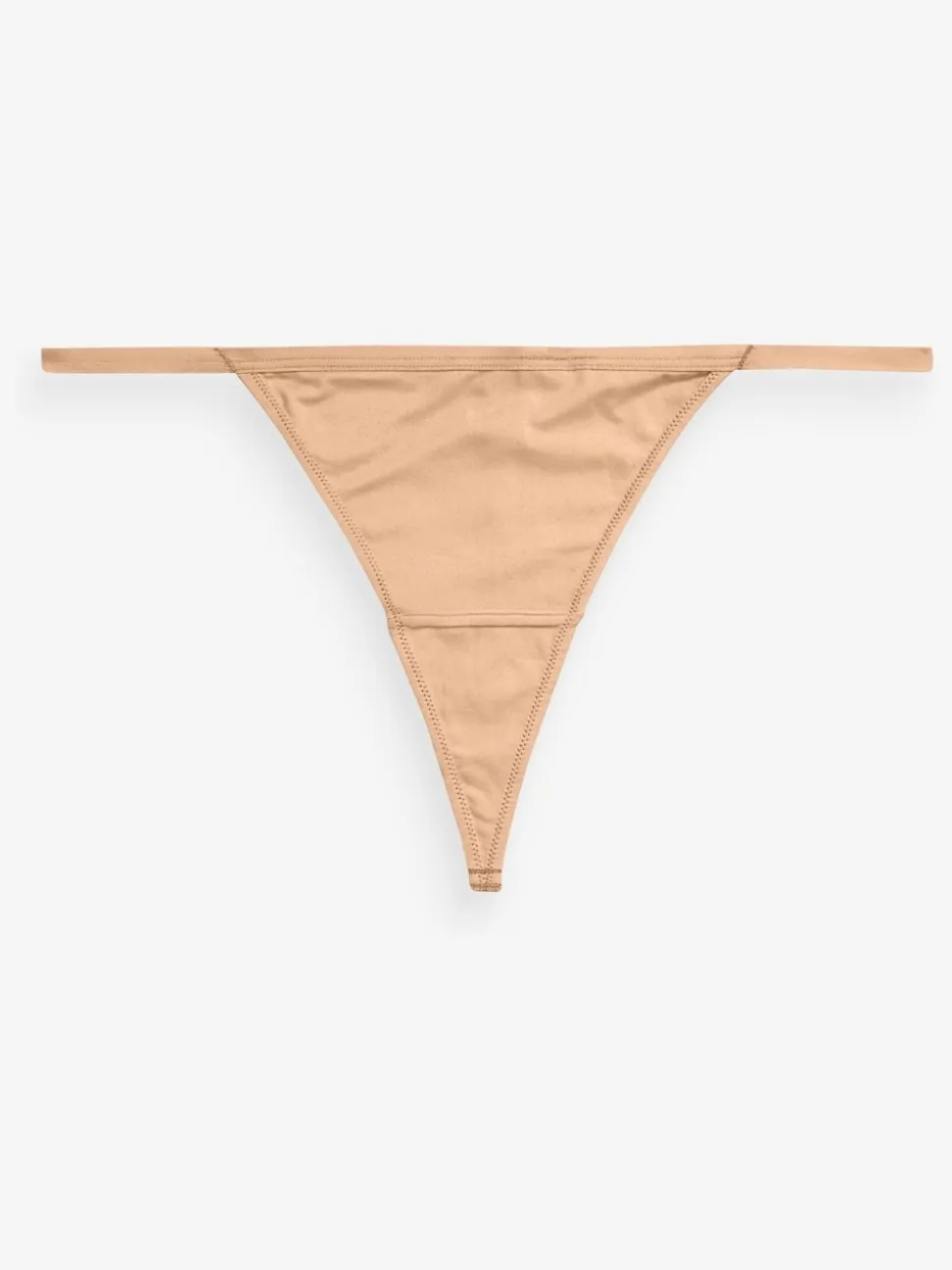 Black/White/Praline Nude G-String Microfibre Knickers 5 Pack