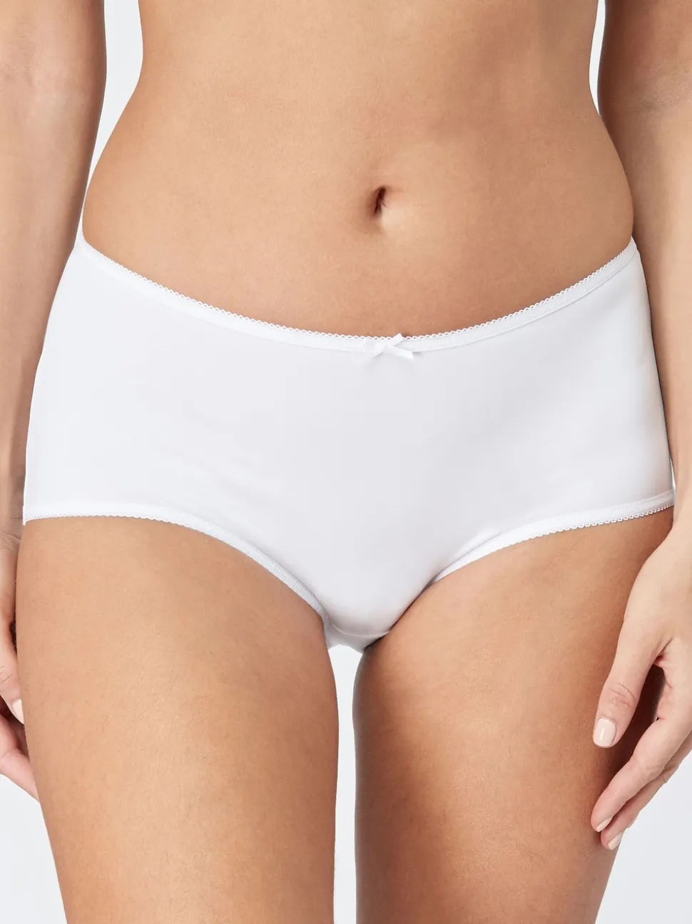 Black/White/Praline Nude Midi Microfibre Knickers 5 Pack