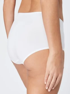 Black/White/Praline Nude Midi Microfibre Knickers 5 Pack