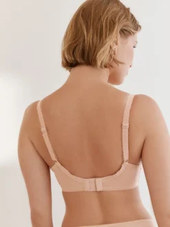 Black/White/Praline Nude Non Pad Balcony DD+ Lace Bras 3 Pack