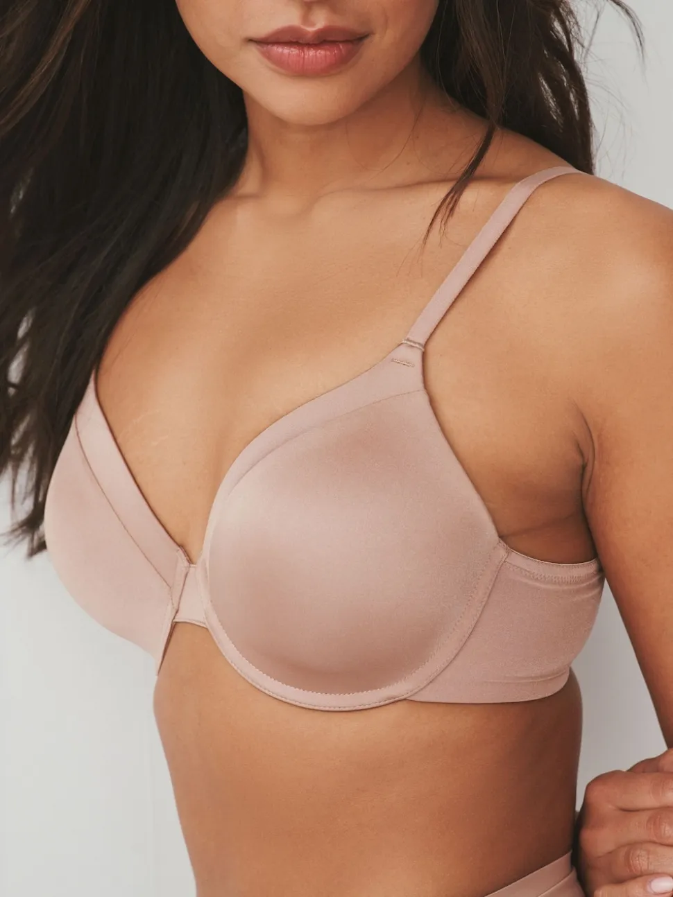 Black/White/Praline Nude Pad Full Cup A-E Ultimate Comfort Smoothing T-Shirt Bras 3 Pack