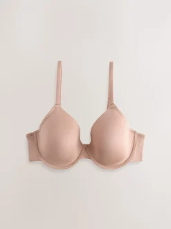 Black/White/Praline Nude Pad Full Cup A-E Ultimate Comfort Smoothing T-Shirt Bras 3 Pack