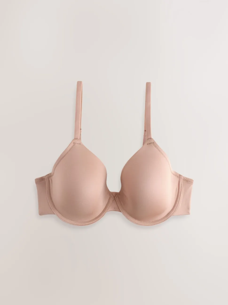 Black/White/Praline Nude Pad Full Cup A-E Ultimate Comfort Smoothing T-Shirt Bras 3 Pack