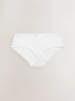 Black/White/Praline Nude Short Microfibre Knickers 7 Pack