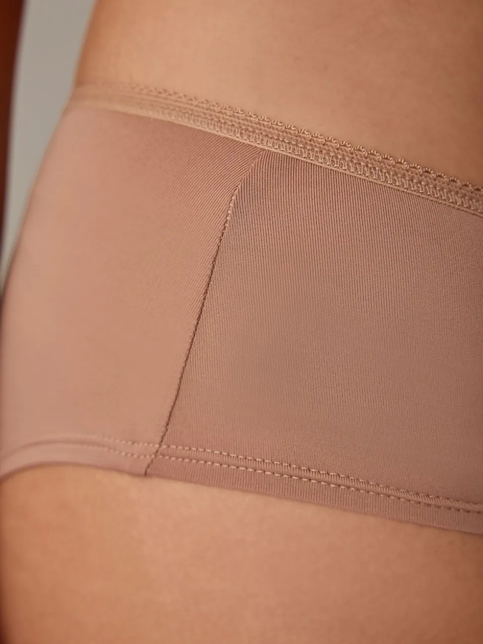 Black/White/Praline Nude Short Microfibre Knickers 5 Pack