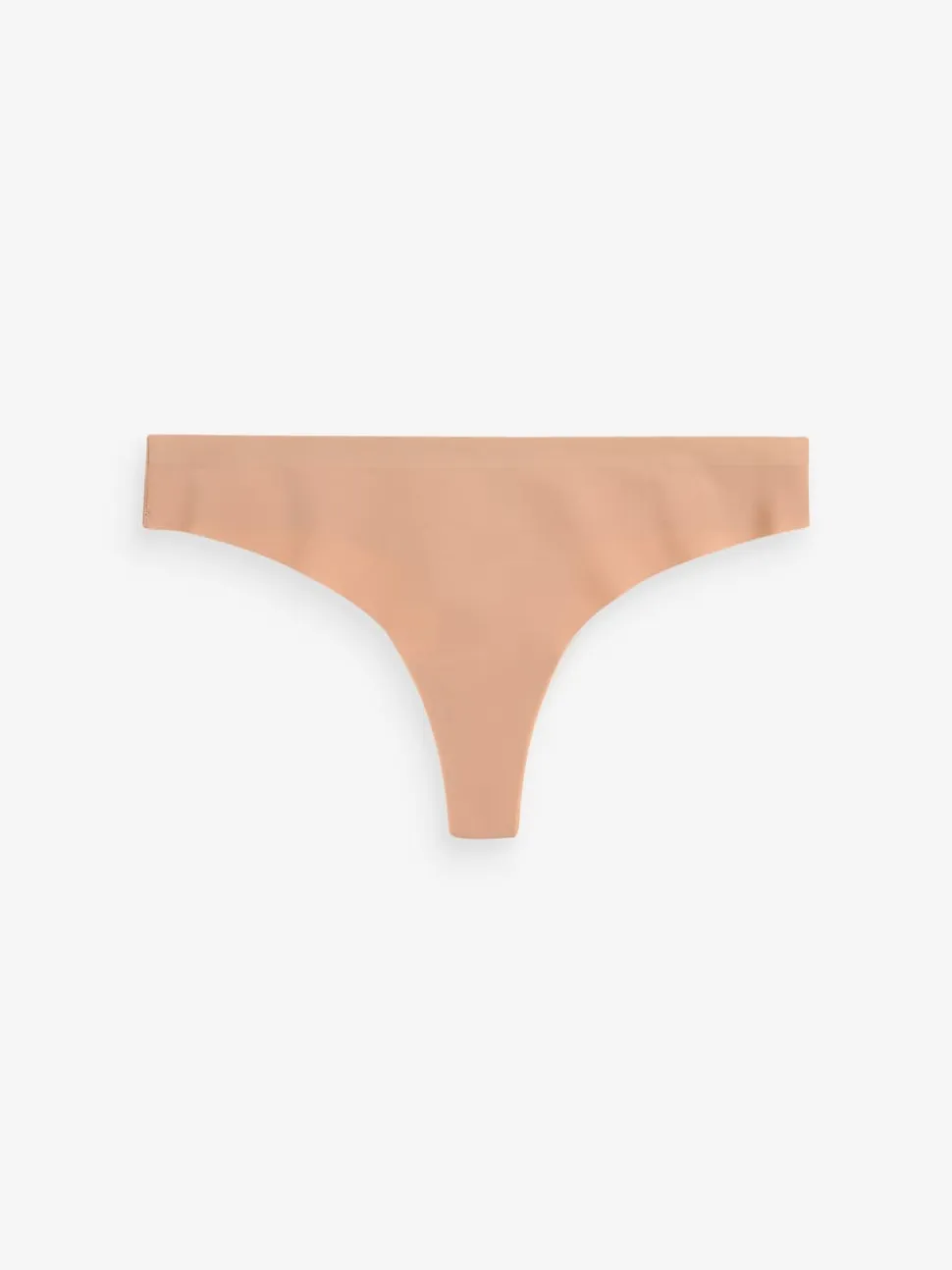 Black/White/Praline Nude Thong No VPL Comfort Knickers 3 Pack