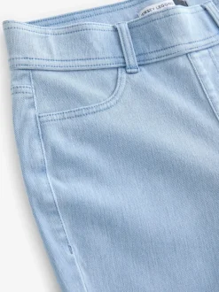 Bleach Blue Jersey Denim Leggings