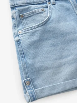 Bleach Denim Boy Shorts