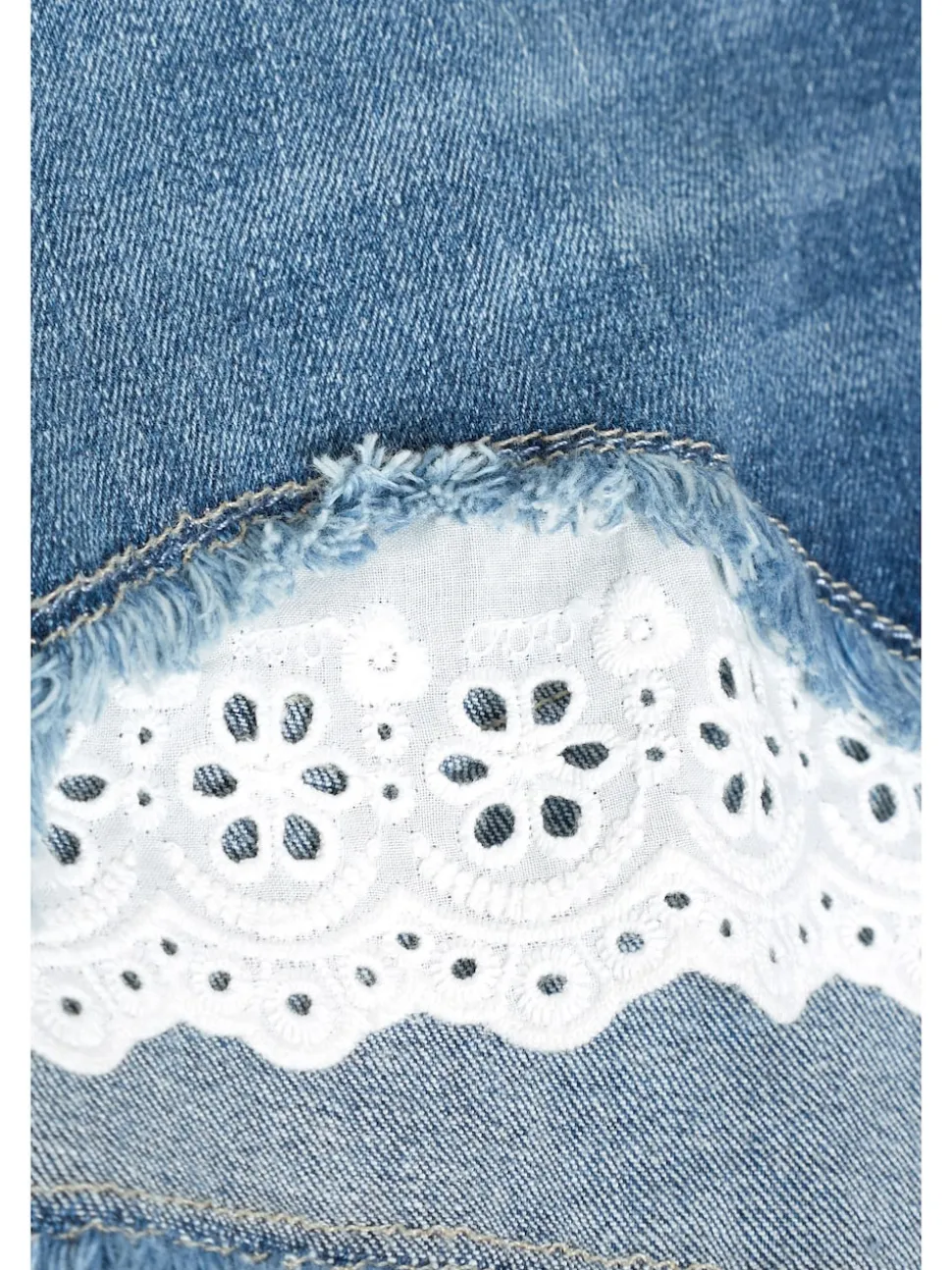 Blue Denim Shorts