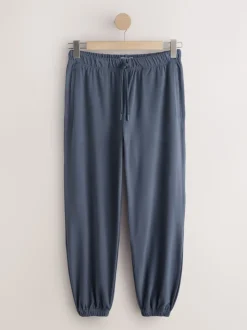 Blue Fleece Joggers
