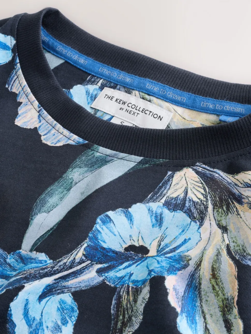 Blue Floral Kew Collection Long Sleeve Pyjamas