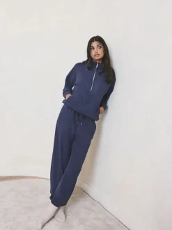 Blue Half Zip Fleece