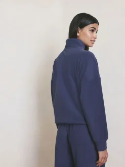 Blue Half Zip Fleece