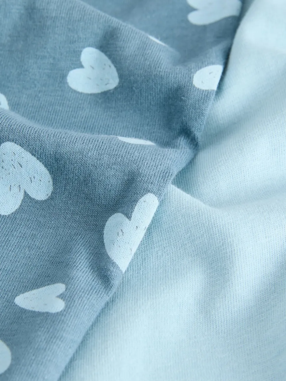Blue Heart Short Sleeve Pyjamas