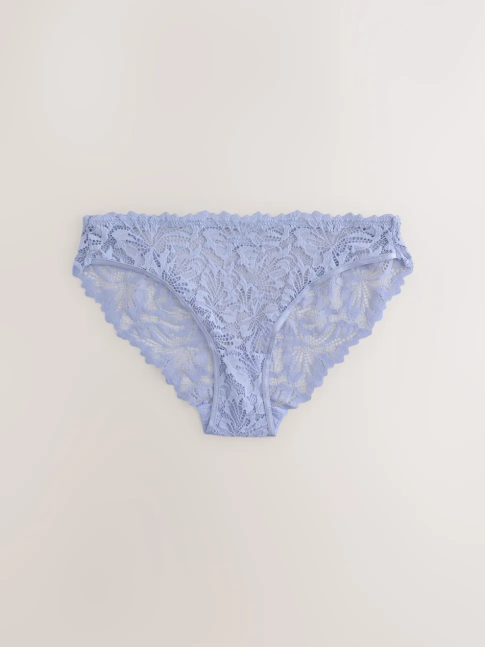Blue High Leg Ultimate Comfort Lace Knickers 2 Pack