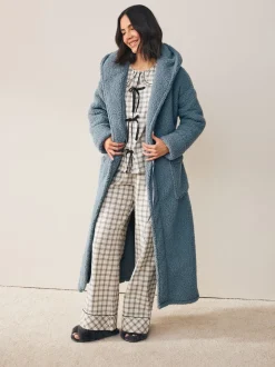 Blue Teddy Dressing Gown