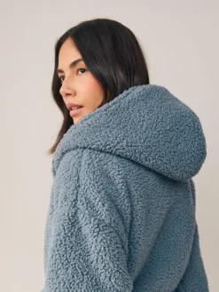 Blue Teddy Dressing Gown