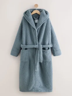 Blue Teddy Dressing Gown