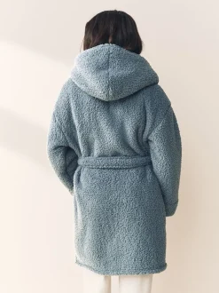 Blue Teddy Dressing Gown