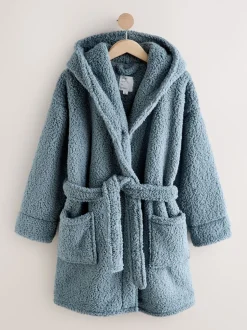 Blue Teddy Dressing Gown