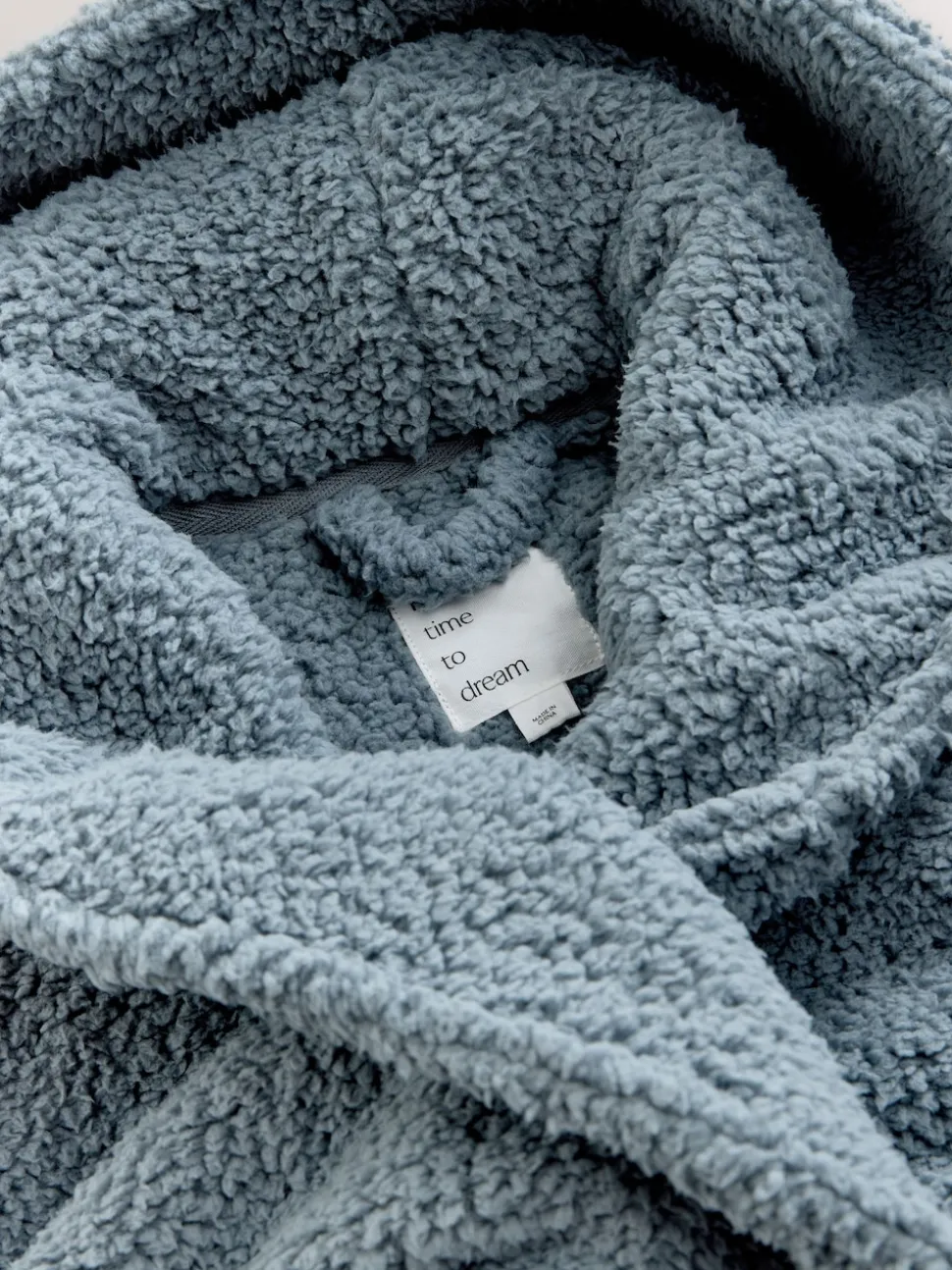 Blue Teddy Dressing Gown