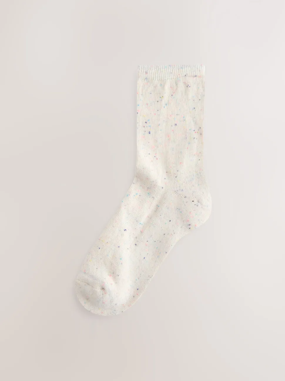 Blue/Grey Neppy Cushion Sole Socks 4 Pack