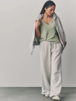Blue/Mauve/Pastel Green Slouch Vests 5 Pack