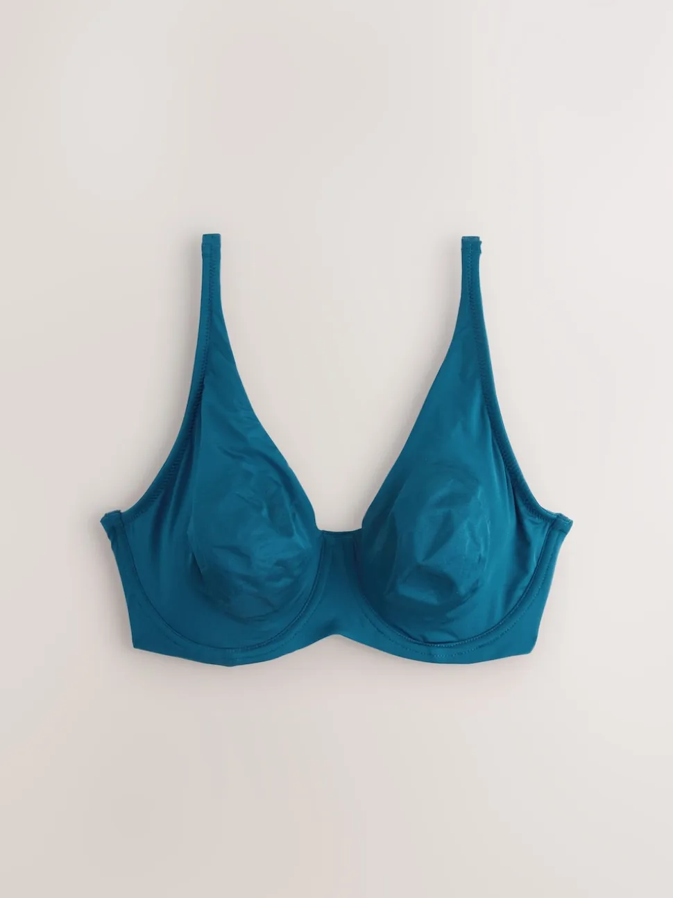 Blue/Pink/Cream Non Pad Full Cup DD+ Microfibre Smoothing Ultimate Comfort T-Shirt Bras 3 Pack