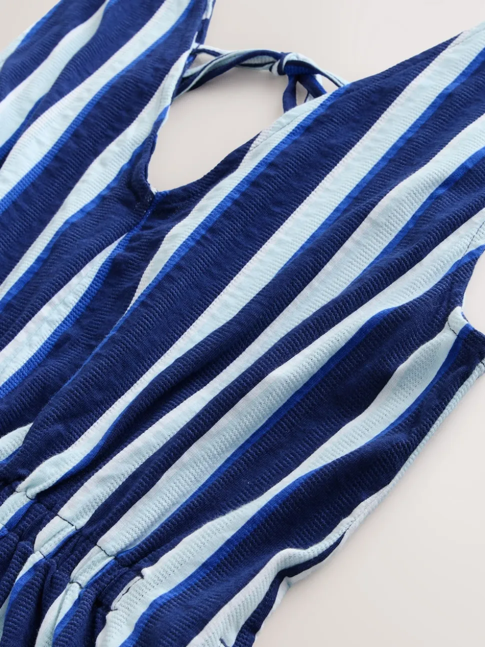 Blue/White Jersey Summer Playsuit