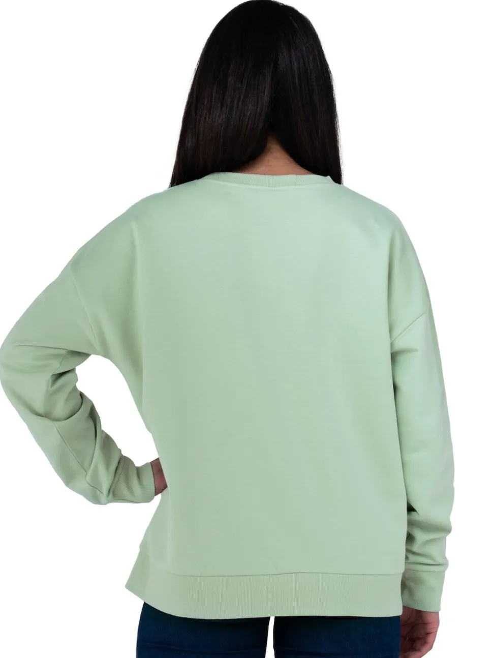 Bluey Green Character Ladies Chilli Sweatshirt