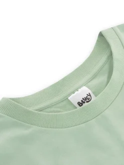 Bluey Green Character Ladies Chilli Sweatshirt