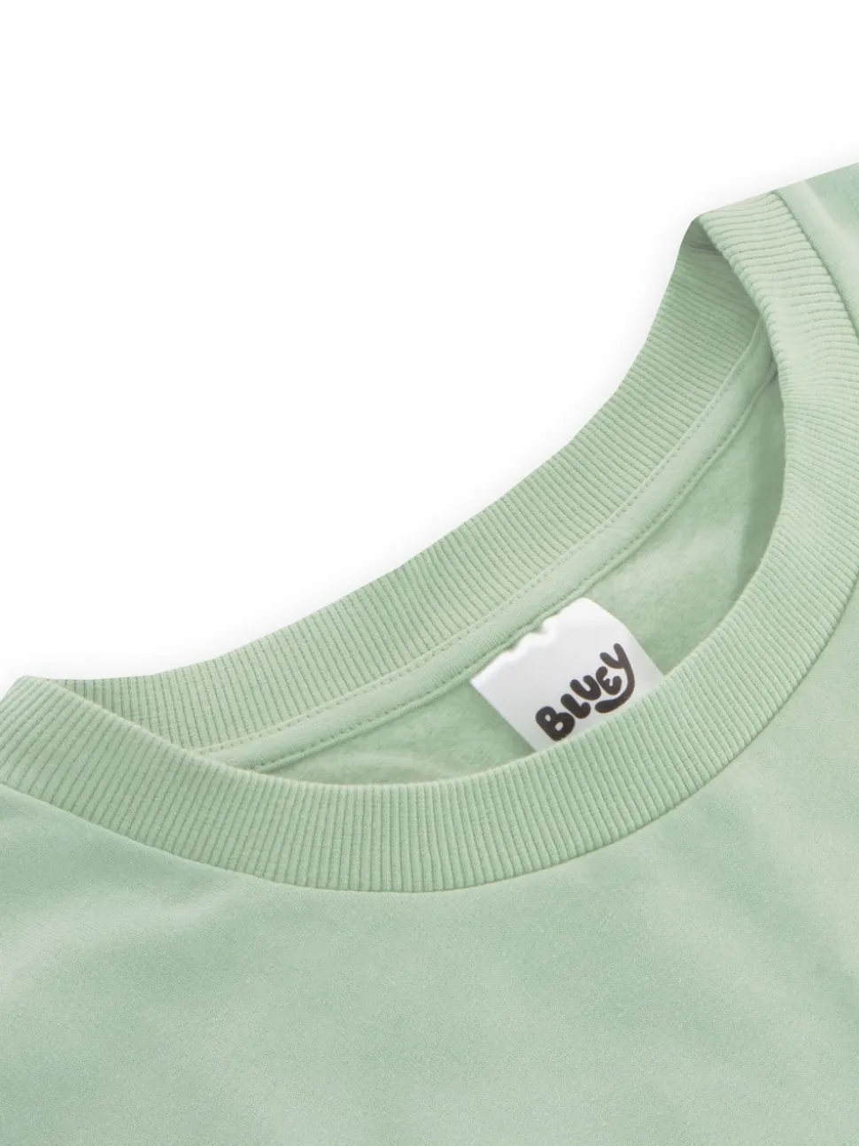 Bluey Green Character Ladies Chilli Sweatshirt