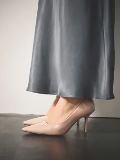 Blush Pink Standard/Wide Fit Forever Comfort® Point Toe Court Heels