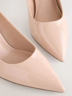Blush Pink Standard/Wide Fit Forever Comfort® Point Toe Court Heels